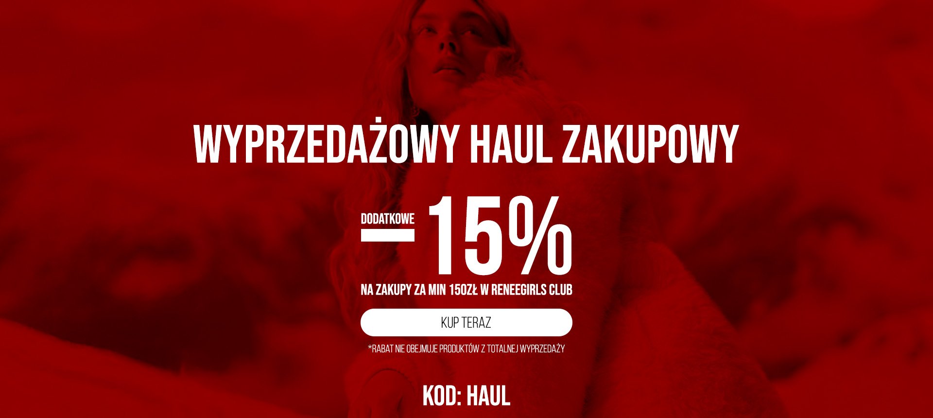 Rabat -15% na zakupy