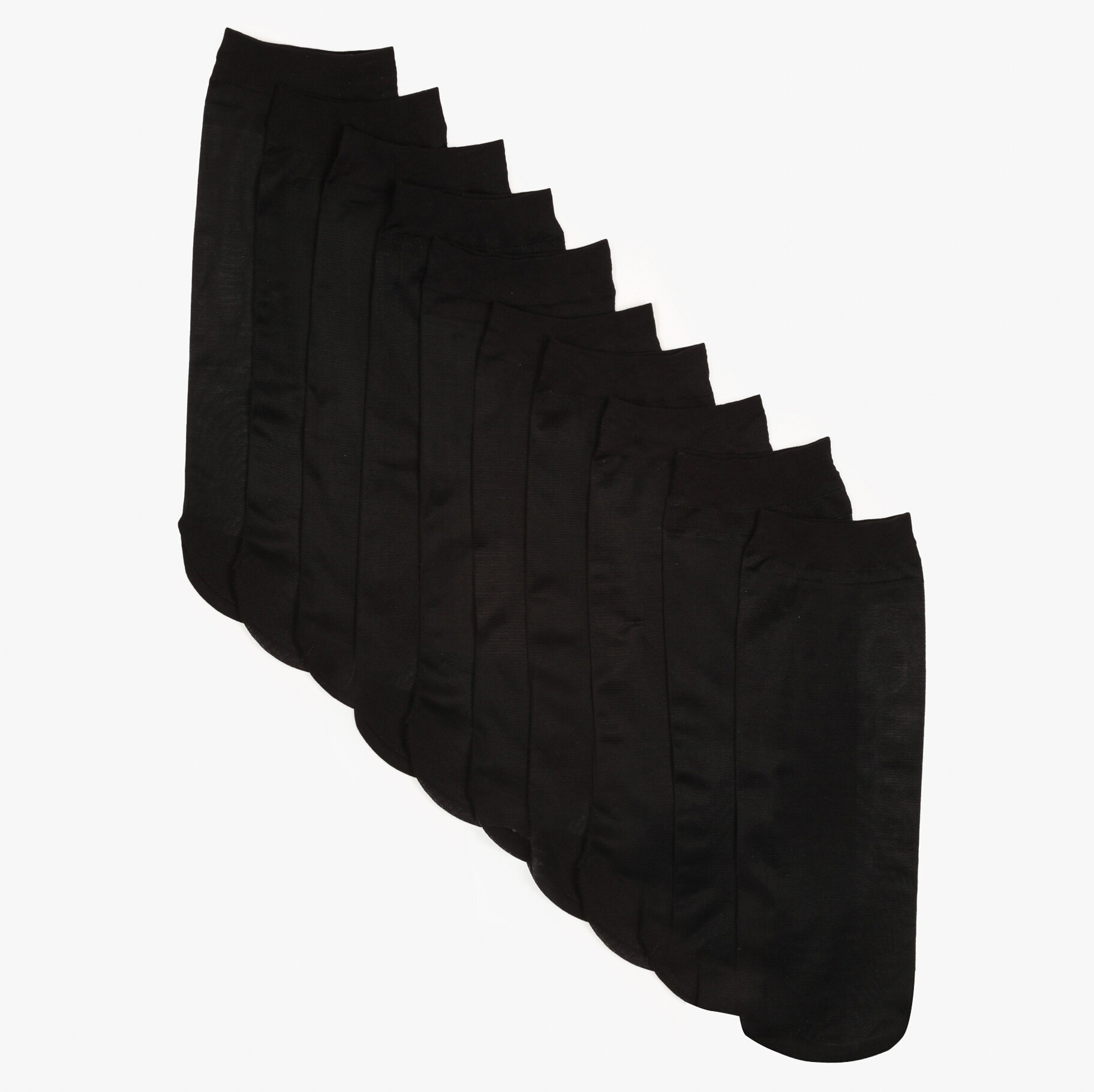 10-pack Czarne Skarpety Lisaswena, czarny, Renee, damski, całoroczny, rozmiar 35-42