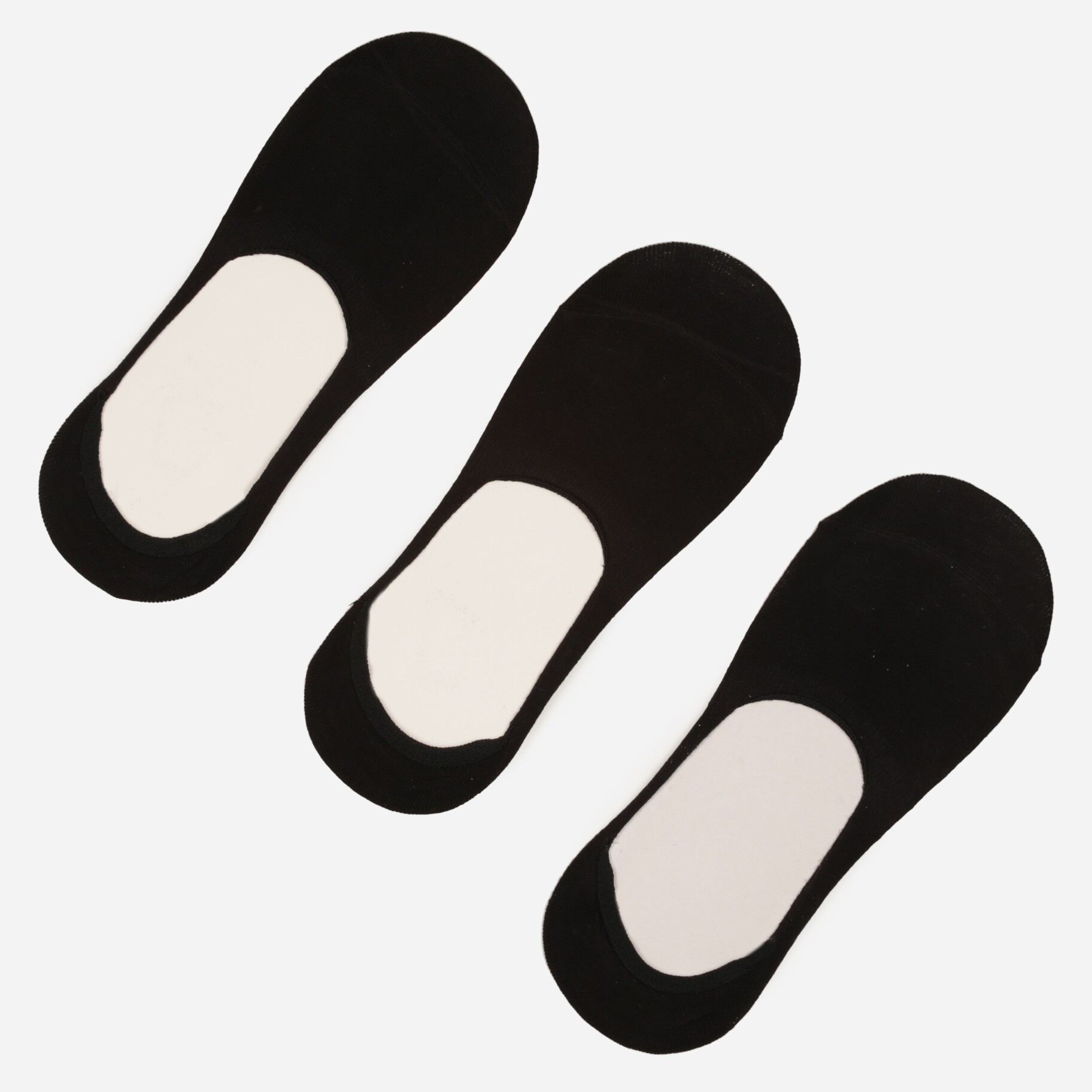 Czarne Skarpety z Bawełny 3-pack Stopki Folenira, czarny, Renee, damski, całoroczny, rozmiar 39-41