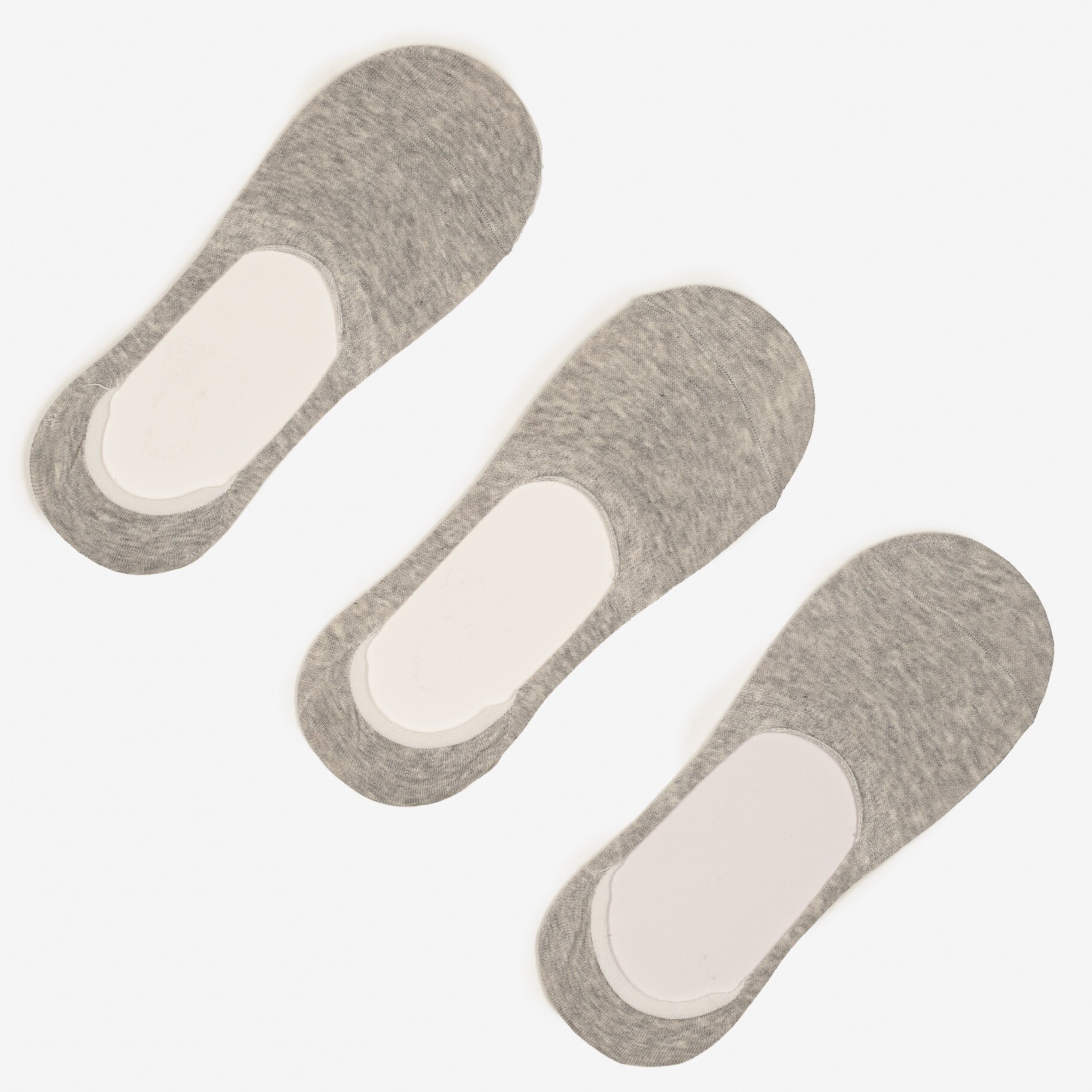 Jasnoszare Skarpety z Bawełny 3-pack Stopki Folenira, szary, Renee, damski, całoroczny, rozmiar 35-38