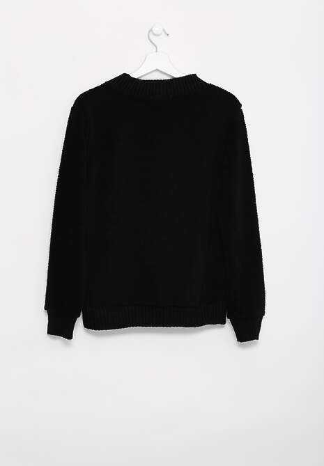 Czarny Sweter Lucky Star 6