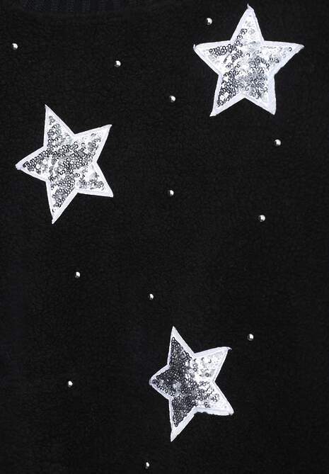 Czarny Sweter Lucky Star 7