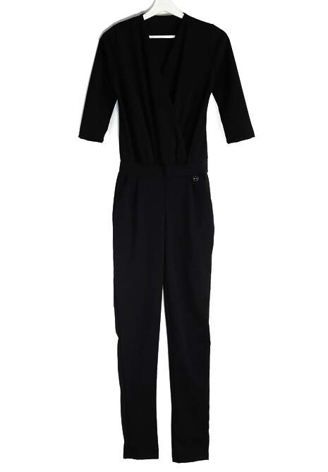 Czarny Kombinezon Simple Elegance  6