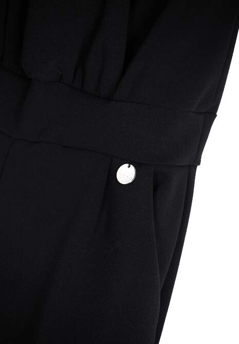Czarny Kombinezon Simple Elegance  7