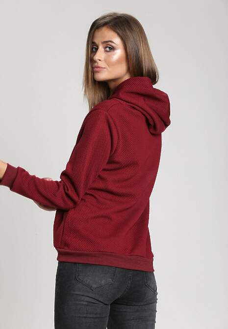 Bordowa Bluza Paris College 6
