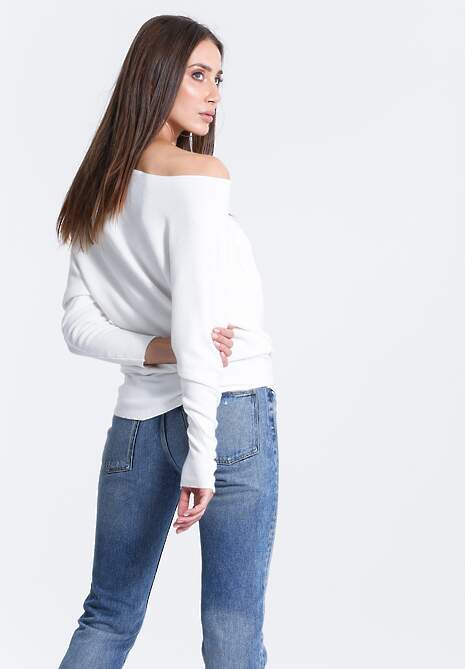 Biały Sweter Seamlessly 5