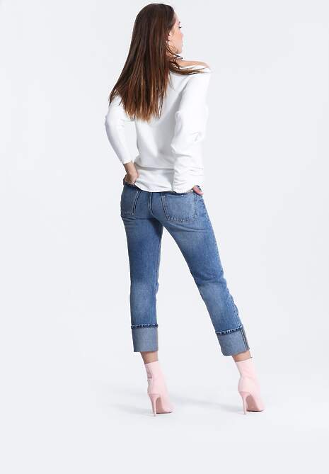 Biały Sweter Seamlessly 6