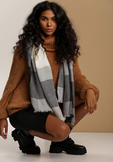 Biały Szalik Aurave