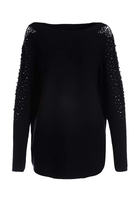 Czarny Sweter Lina 5