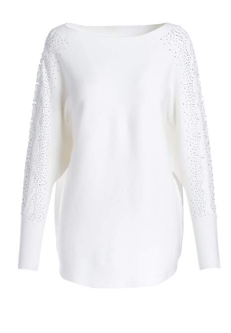 Biały Sweter Rosalyn 5