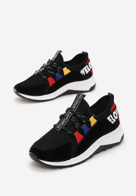 Czarne Sneakersy Marie 4