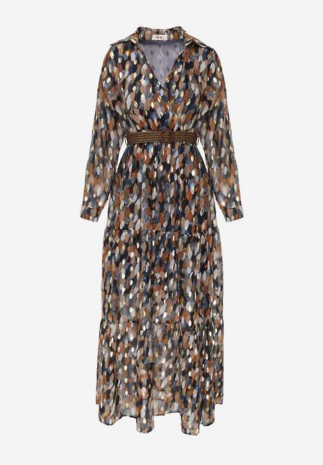 Tamnoplava haljina 6