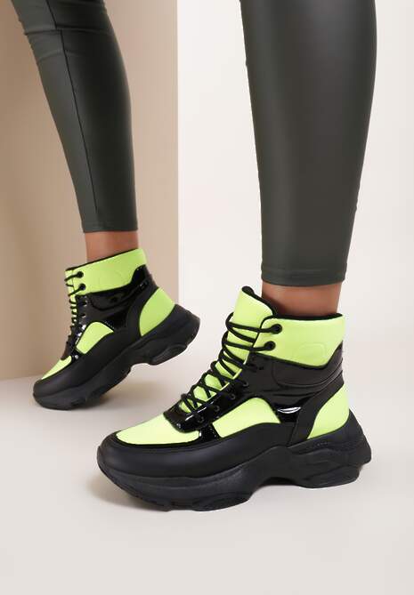 Żółte Sneakersy Shona