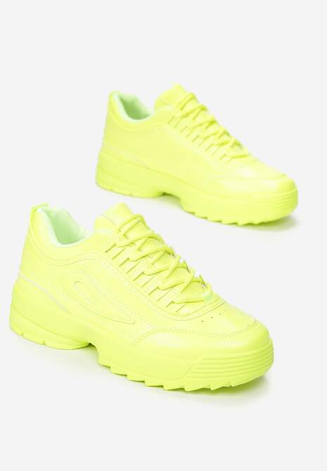 Limonkowe Sneakersy We Can Do This 4