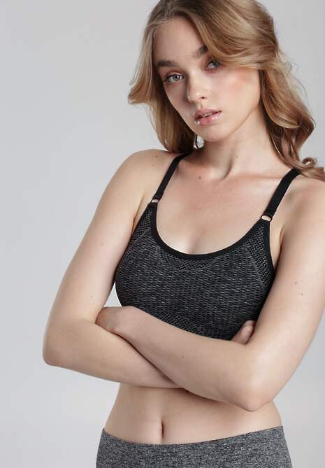 Czarny Biustonosz Sportowy Mariciane 4