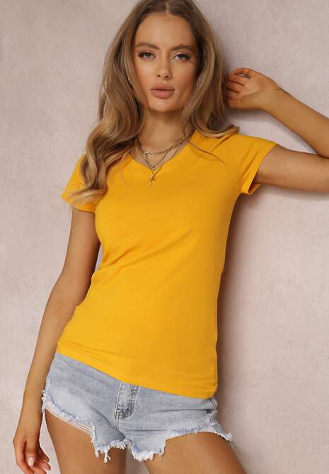 Żółty T-shirt Mirasura