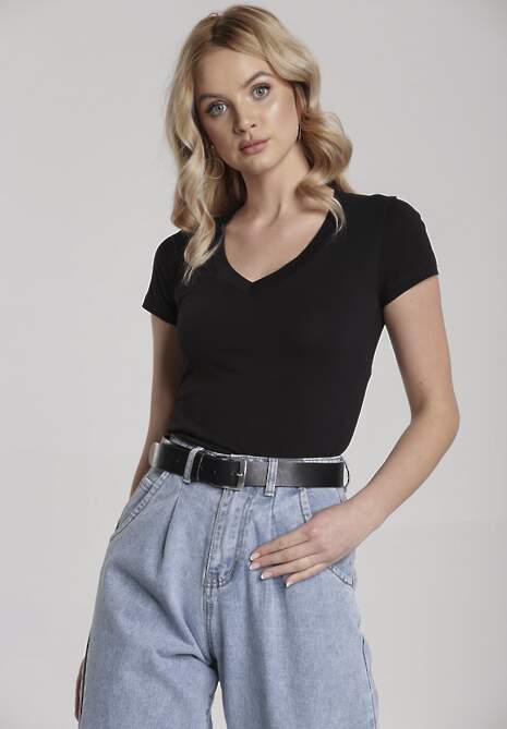 Czarny T-shirt Dialee
