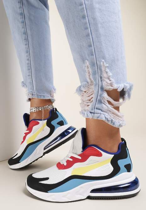 Biało-Czerwone Sneakersy Clareino