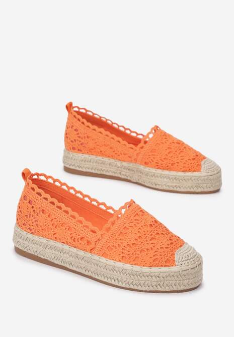 Pomarańczowe Espadryle Alluthia 4