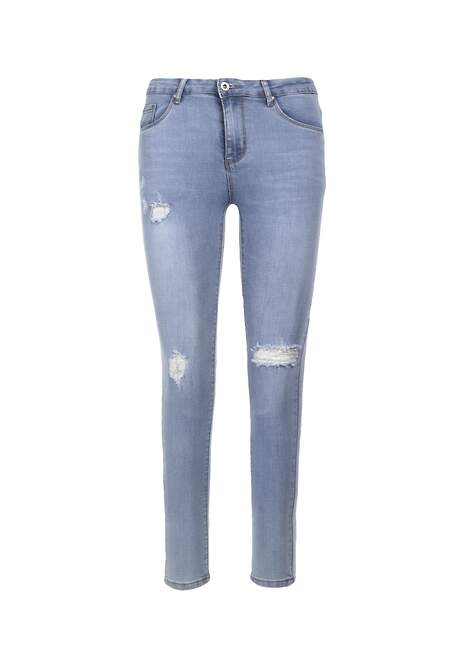 Jasnoniebieskie Jeansy Skinny Coraphise 5