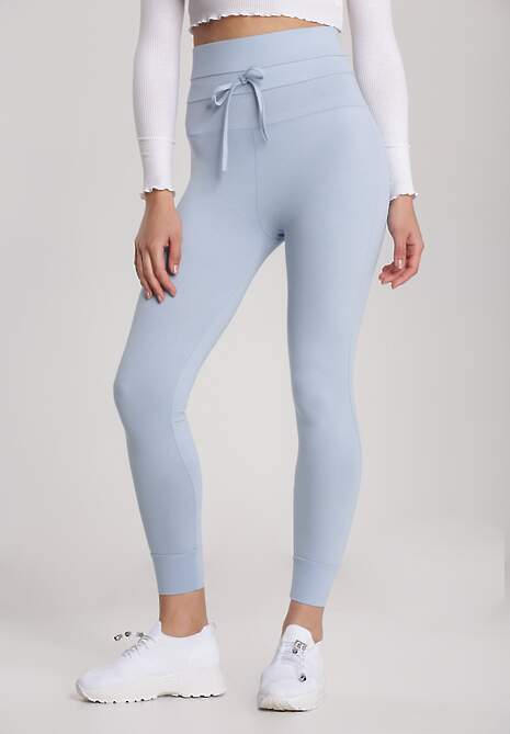 Jasnoniebieskie Legginsy Perinope