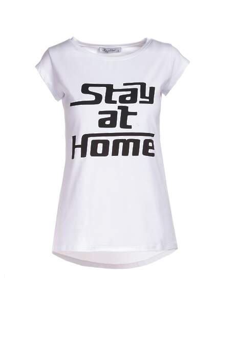 Biały T-shirt Loraisea 5