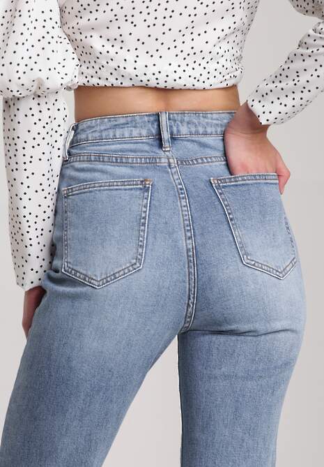 Niebieskie Jeansy Melolei 4