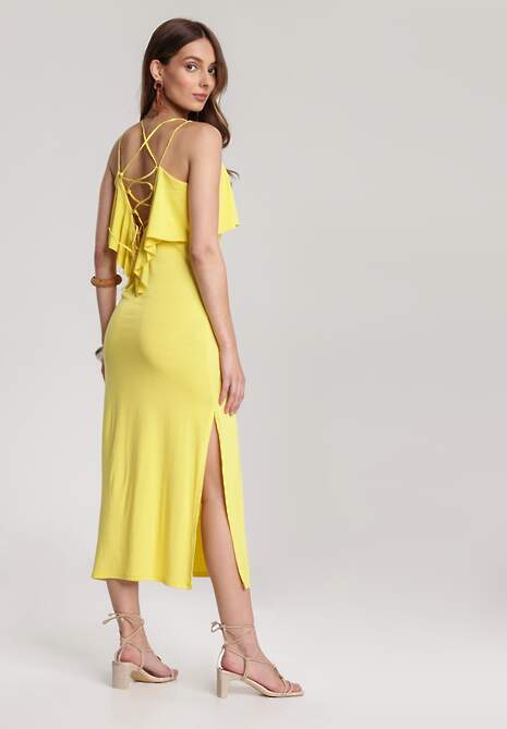 Żółta Sukienka Hyrah