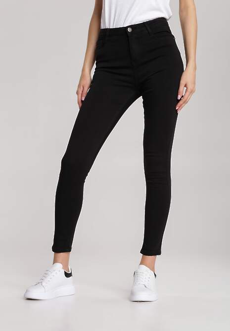 Czarne Spodnie Skinny Nerirena