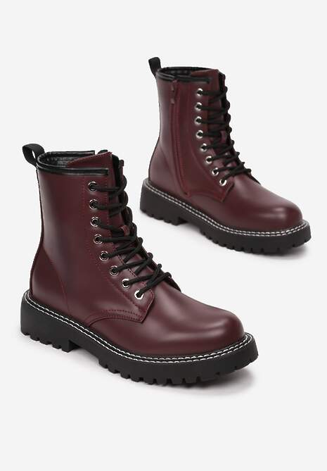 Bordowe Botki Aquarea 4