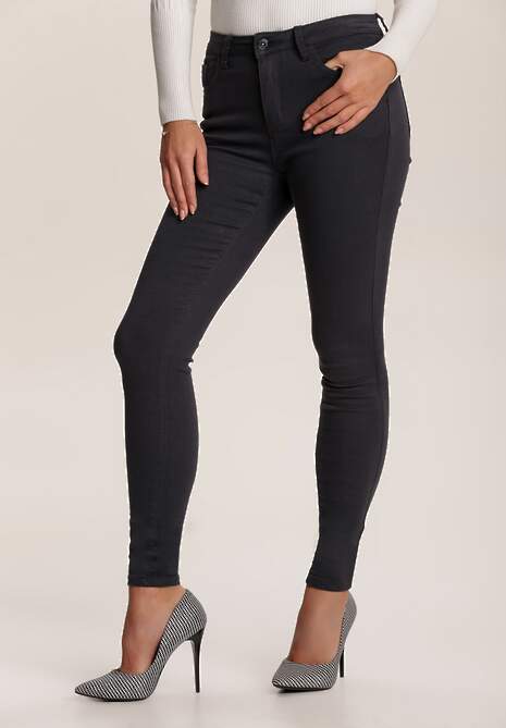 Granatowe Spodnie Skinny Xennessa