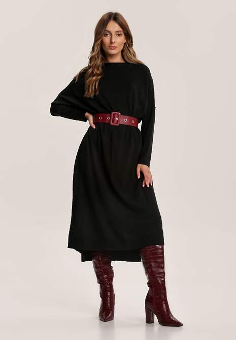 Czarna Sukienka Delodine