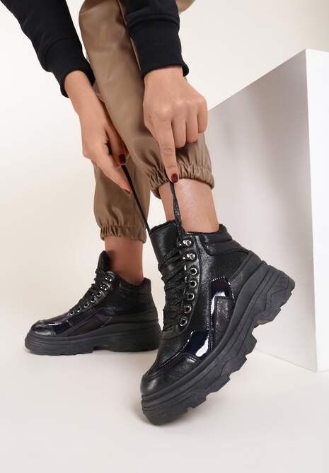 Czarne Sneakersy Prisania