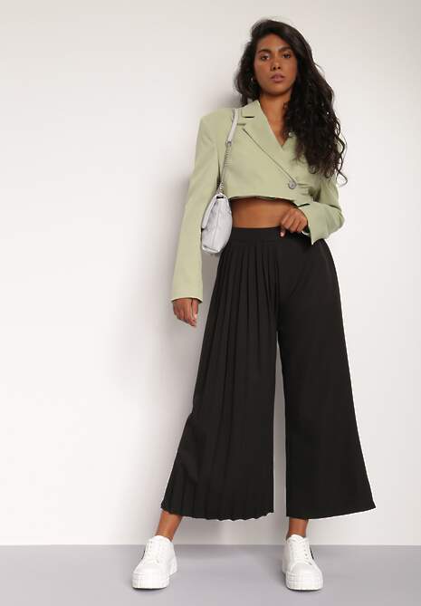 Czarne Spodnie Culottes Sarnixi