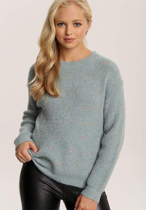 Jasnoniebieski Sweter Nessvyn