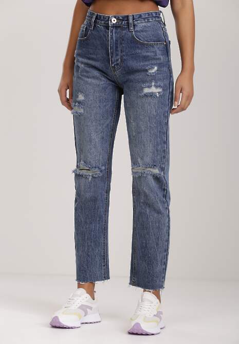 Niebieskie Jeansy Regular Vivilla 4