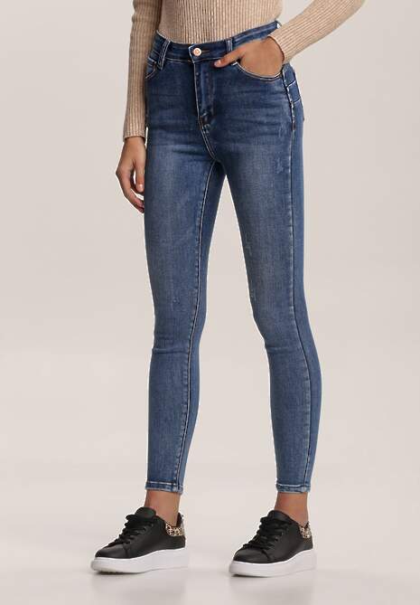 Blugi Skinny Helirose Albastru
