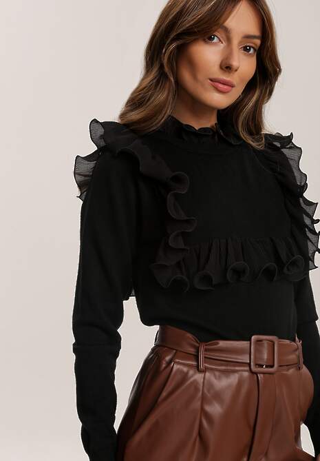 Czarny Sweter Mossbrooke