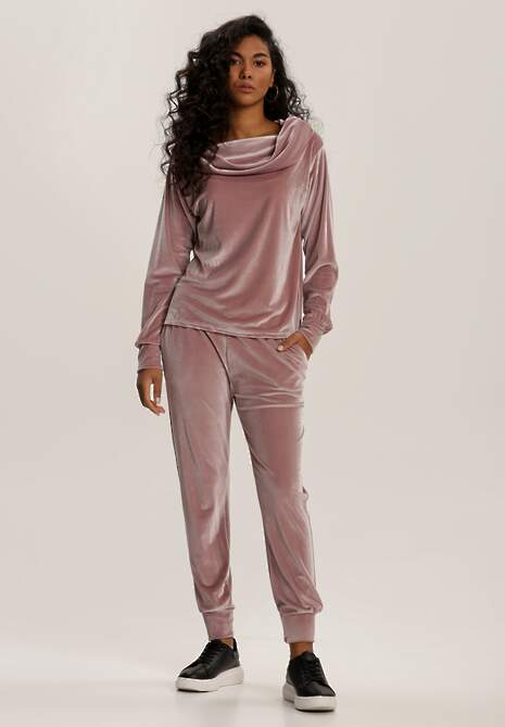 Fuksjowy Komplet Dresowy Qinhice