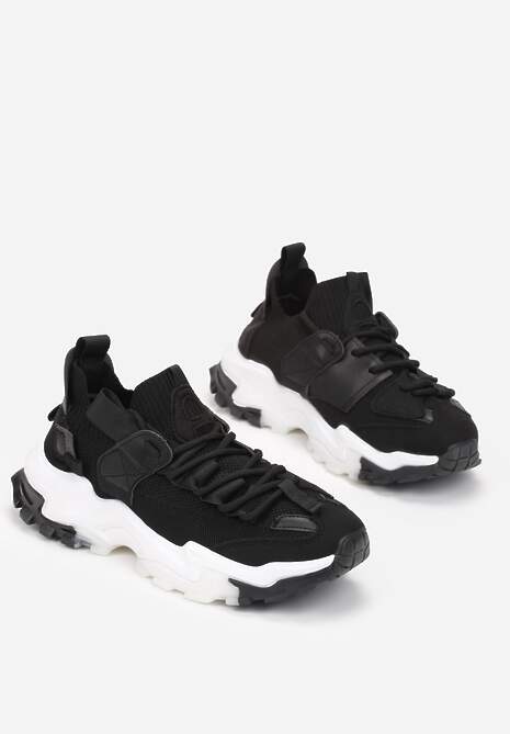 Czarne Sneakersy Pevralni 4