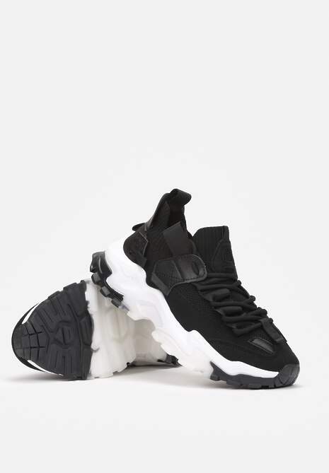 Czarne Sneakersy Pevralni 5