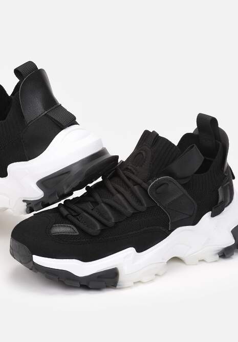 Czarne Sneakersy Pevralni 6