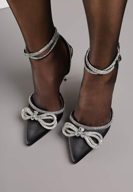 Czarne Sandały Oriphosise 7