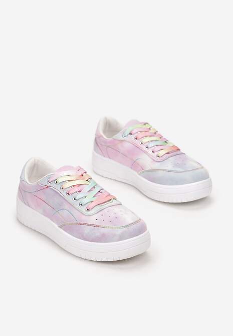 Liliowe Sneakersy Calylato 4
