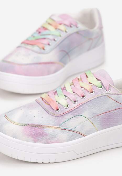 Liliowe Sneakersy Calylato 6
