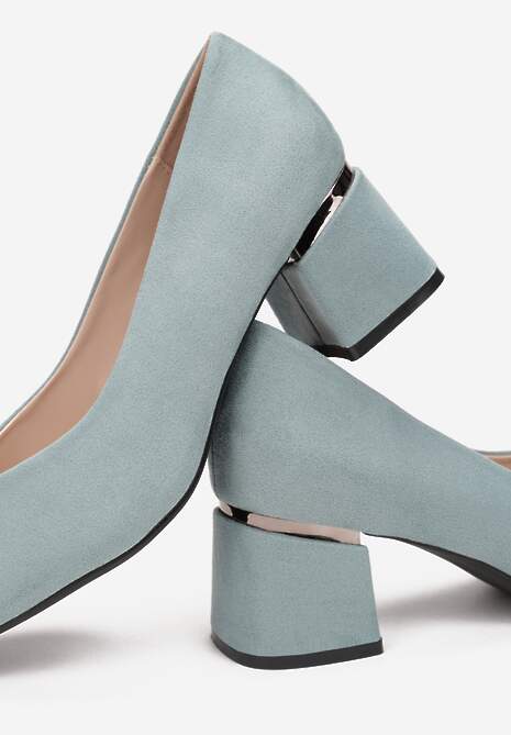 Miętowe Czółenka Diova 5