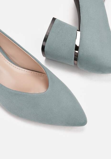 Miętowe Czółenka Diova 6