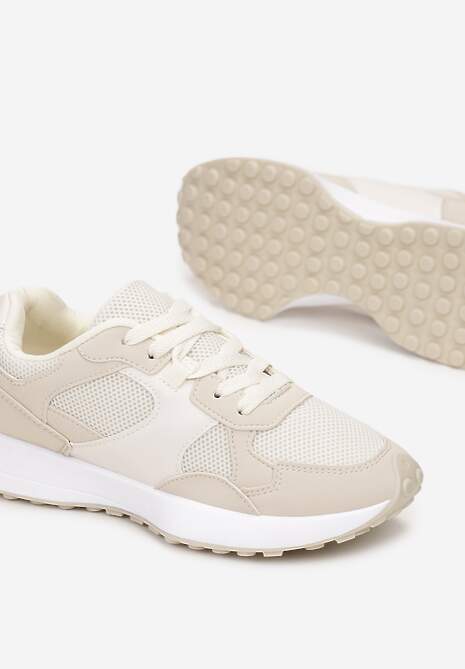 Beżowe Sneakersy Petirose 5