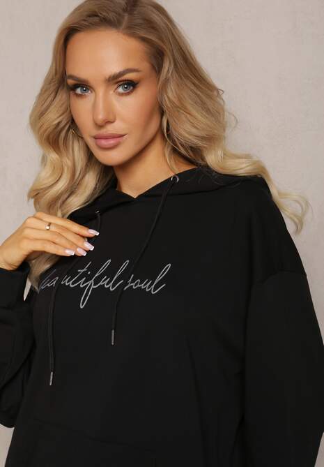 Czarna Bluza Taniamenis 5