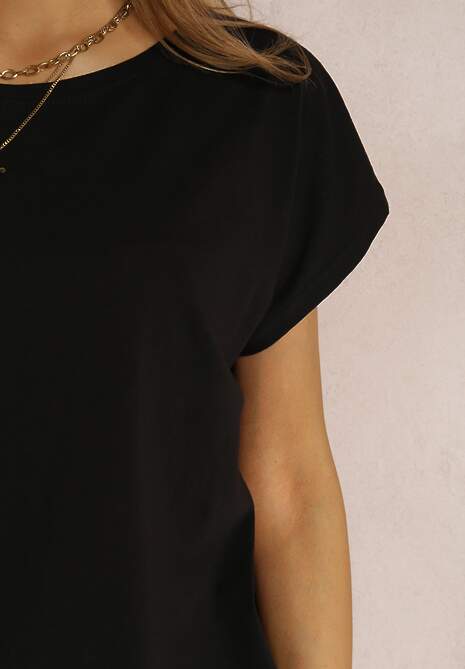 Czarny T-shirt Euniera 5
